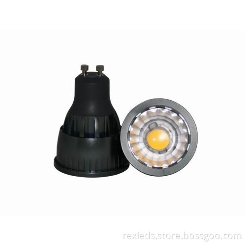 Gu10 5w Cob Led Spot Light Bulb High Efficiency 50hz 400lm For Architecture Field